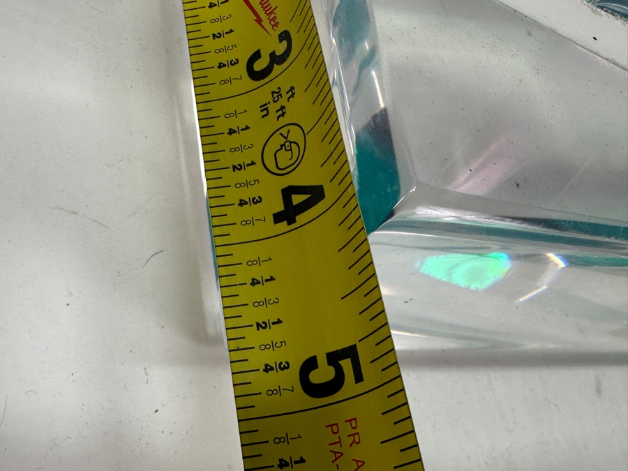 Shlomi Haziza Postmodern Colored Geometric Lucite Sculpture Artist Signed 9W X 4D X 20.5H [Photo 11]