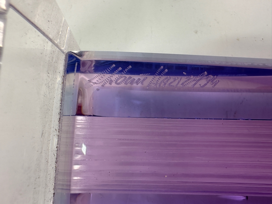 Shlomi Haziza Postmodern Colored Geometric Lucite Sculpture Artist Signed 9W X 4D X 20H [Photo 6]