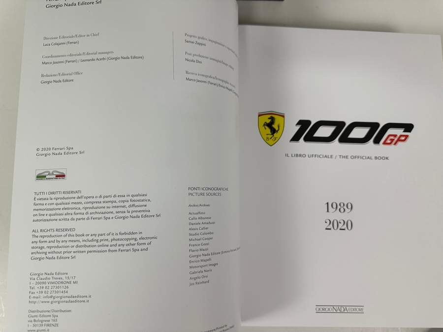 Rare Limited Edition Two-Volume Book Set With Slipcase Ferrari 1000 GP The Official Book Celebrating Scuderia Ferrari's Milestone Of Competing In 1,000 Formula 1 Grands Prix Races With Volume One Covering 1950-1988, Volume Two 1989-2020 [Photo 11]