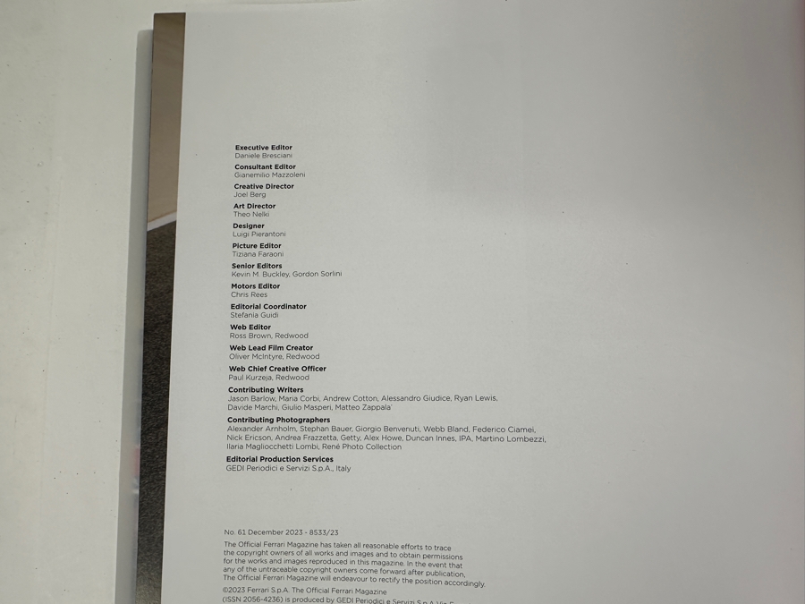 Hardcover Book 2023 Ferrari Yearbook [Photo 8]
