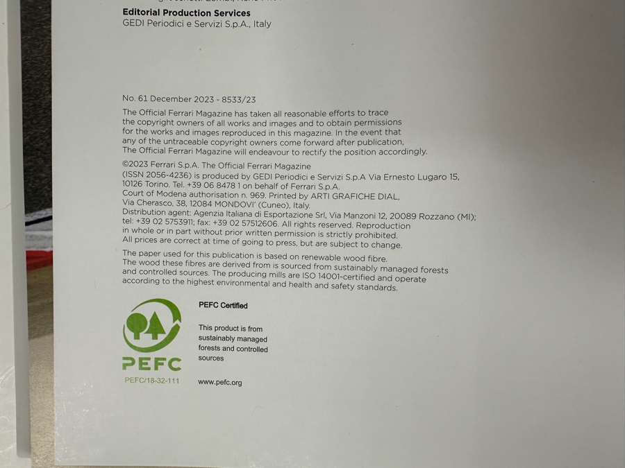 Hardcover Book 2023 Ferrari Yearbook [Photo 7]