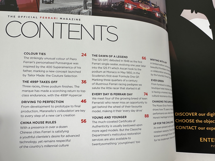 Pair Of The Official Ferrari Magazines #59 & #60 [Photo 4]