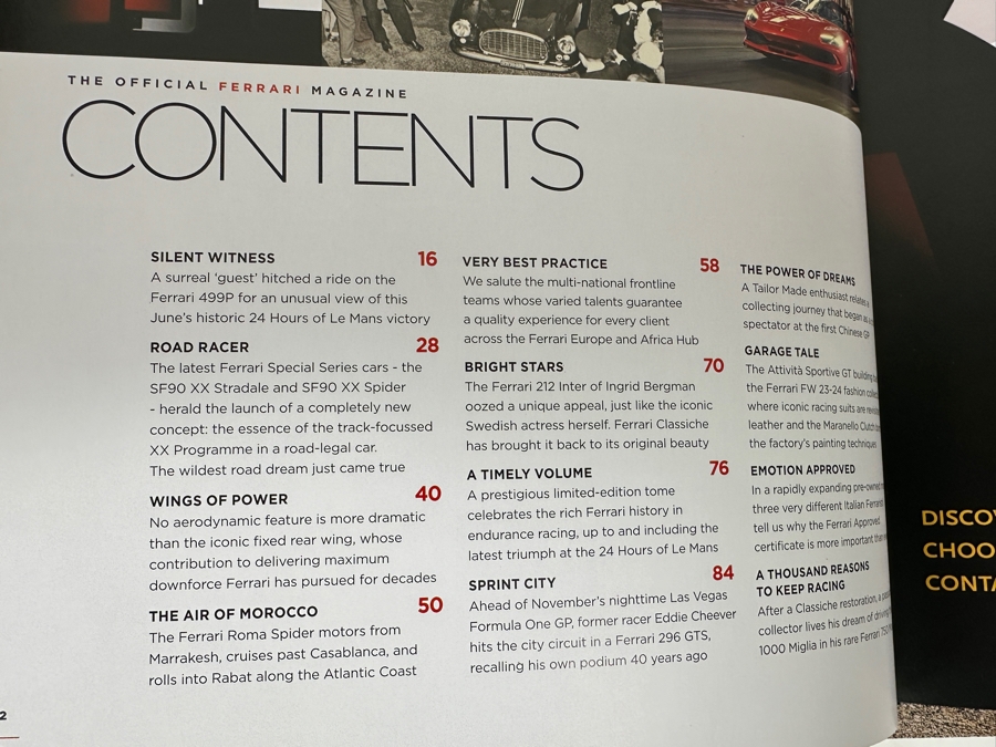 Pair Of The Official Ferrari Magazines #59 & #60 [Photo 8]