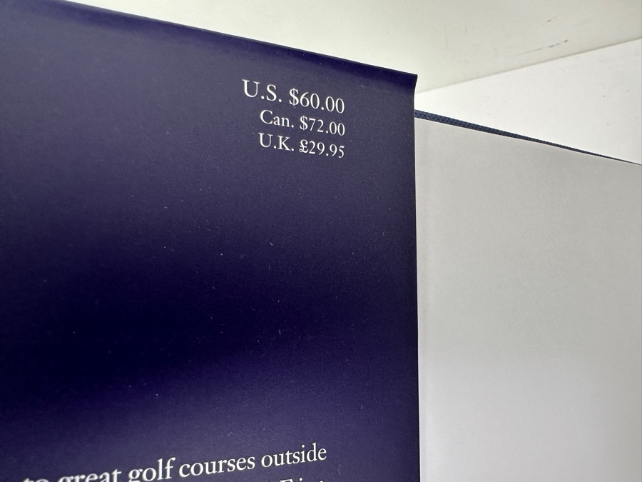 Hardcover Coffee Table Book Planet Golf: The Definitive Reference To Great Golf Courses Outside The United States Of America Foreword By Greg Norman Retails $60 [Photo 2]