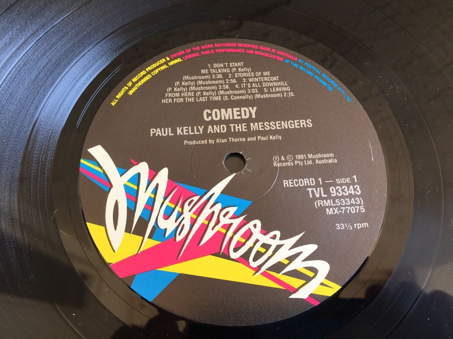 Paul Kelly And The Messengers ‎- Comedy - Mushroom ‎- TVL93343 - 2 × Vinyl [Photo 9]