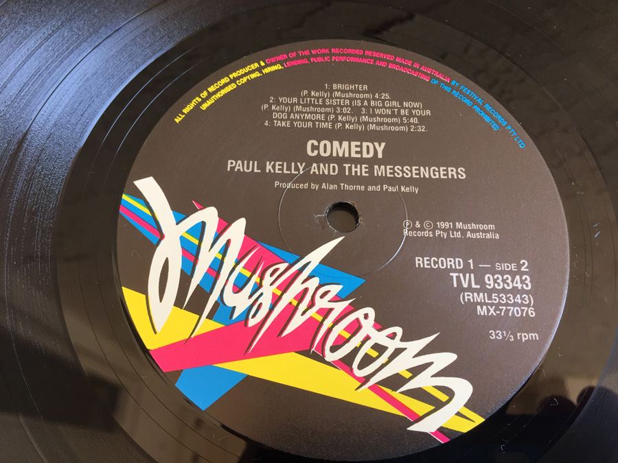 Paul Kelly And The Messengers ‎- Comedy - Mushroom ‎- TVL93343 - 2 × Vinyl [Photo 11]