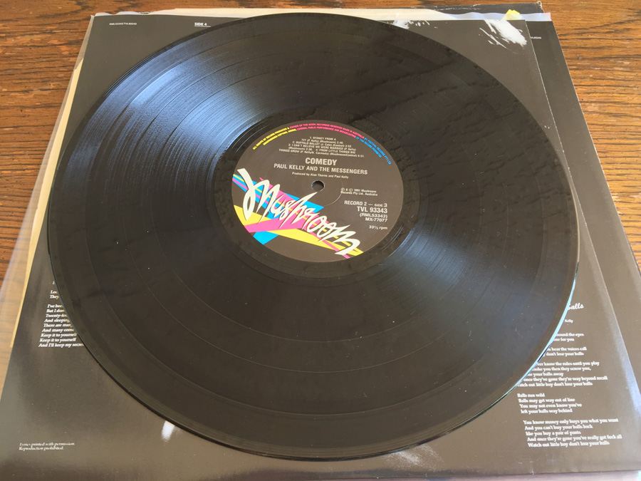Paul Kelly And The Messengers ‎- Comedy - Mushroom ‎- TVL93343 - 2 × Vinyl [Photo 12]