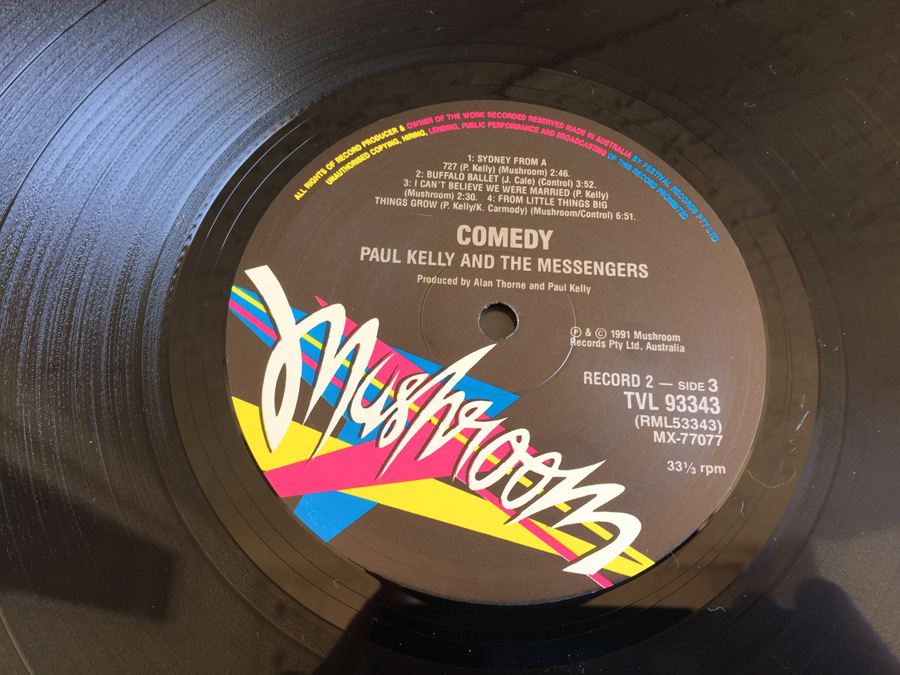 Paul Kelly And The Messengers ‎- Comedy - Mushroom ‎- TVL93343 - 2 × Vinyl [Photo 13]