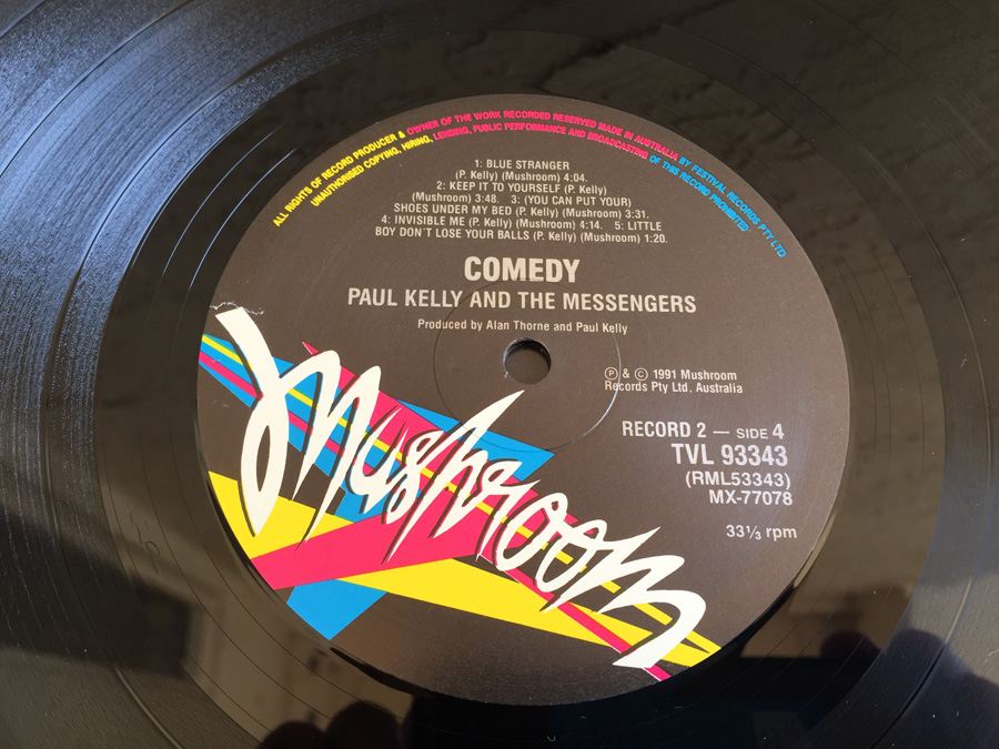 Paul Kelly And The Messengers ‎- Comedy - Mushroom ‎- TVL93343 - 2 × Vinyl [Photo 15]