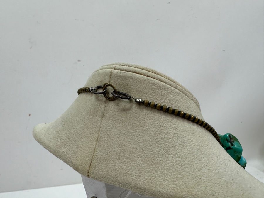 Chunky Turquoise Beads 24' Necklace [Photo 7]