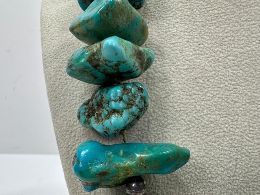 Chunky Turquoise Beads 24' Necklace [Photo 5]