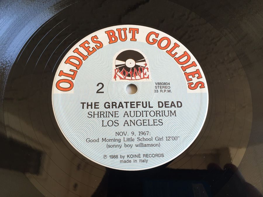 Grateful Dead, The ‎- Live At Shrine Auditorium - Koine Records ...