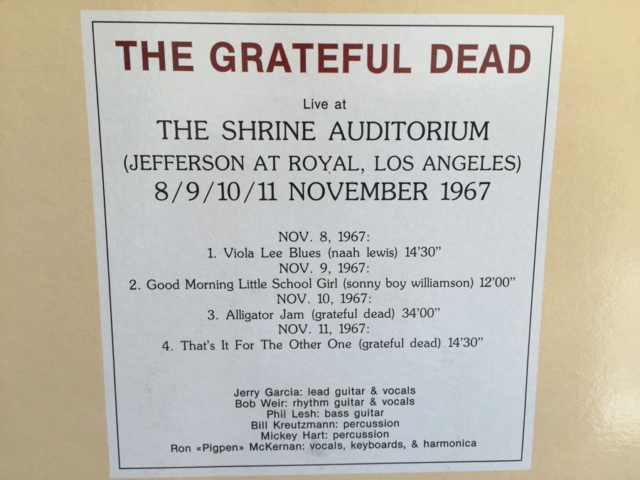 Grateful Dead, The ‎- Live At Shrine Auditorium - Koine Records ‎- V880804 - 2 × Vinyl - Unofficial Release [Photo 4]