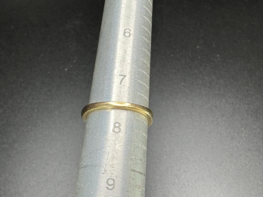 14k Gold Emerald Diamond Ring Set With 6x3mm Marquise Emerald & (4) 1.25mm Round Brilliant Diamonds Size 7.5 3.6g Retails $1,600 [Photo 9]