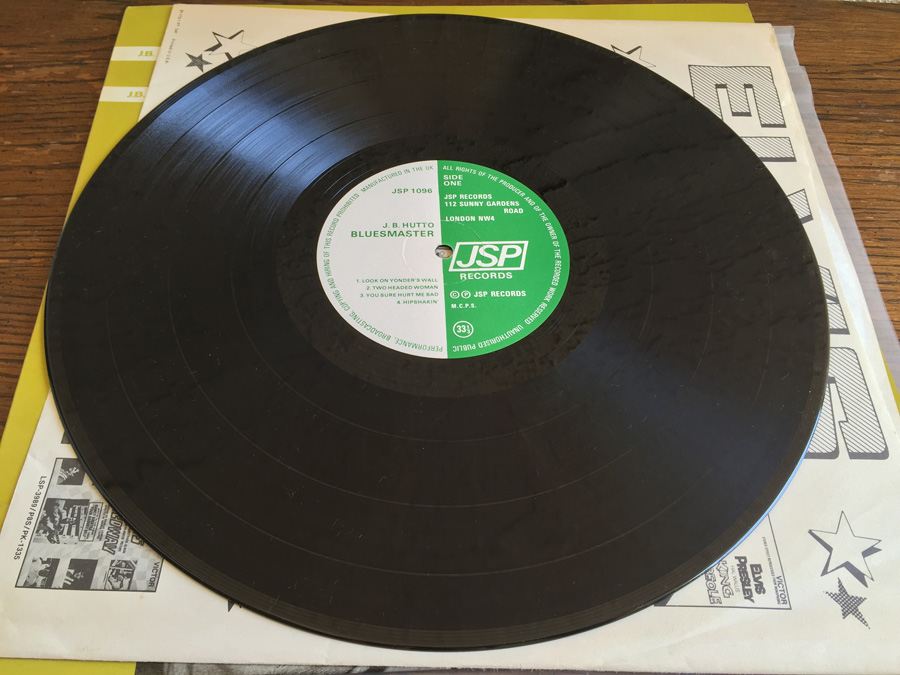 J.B. Hutto ‎- Bluesmaster - JSP Records ‎- 1096 [Photo 3]