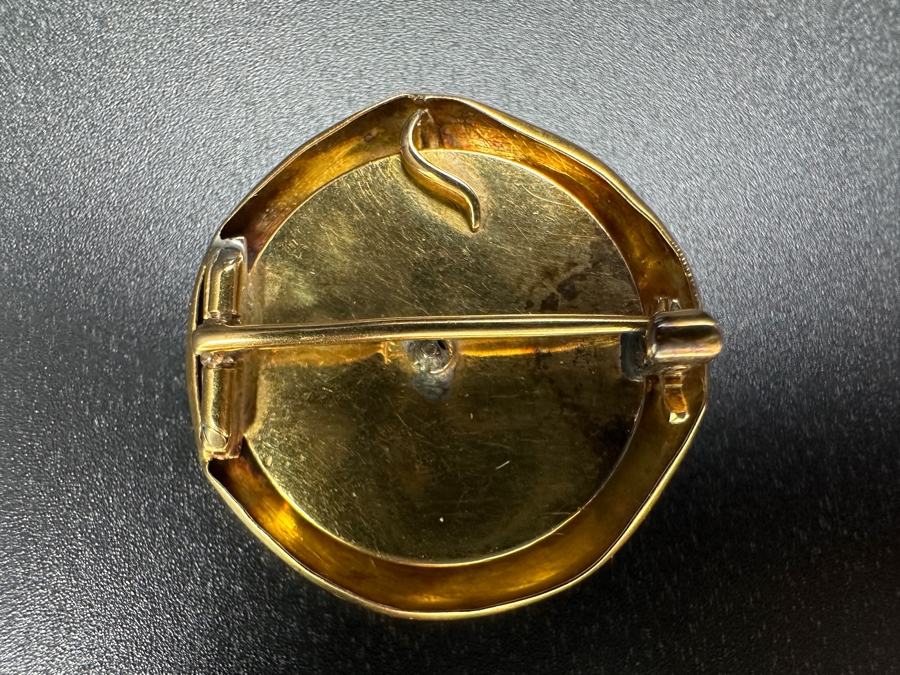 14k Gold Pearl Combo Pin Brooch Pendant 6.7g Retails $2,000 [Photo 5]