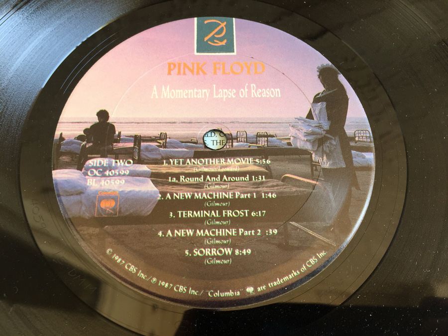 Pink Floyd ‎- A Momentary Lapse Of Reason - Columbia ‎- OC 40599 [Photo 7]
