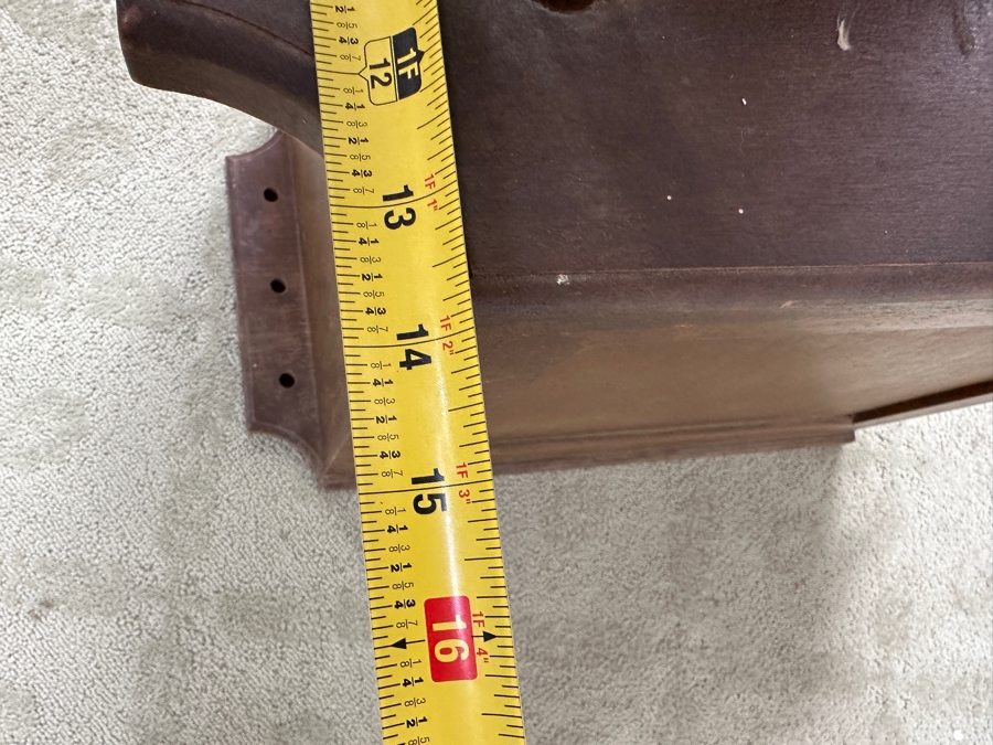 Wooden Hall Tree With Knockando Fine Single Malt Scotch Whisky Liquor Advertising Mirror 24W X 14D X 68H [Photo 5]