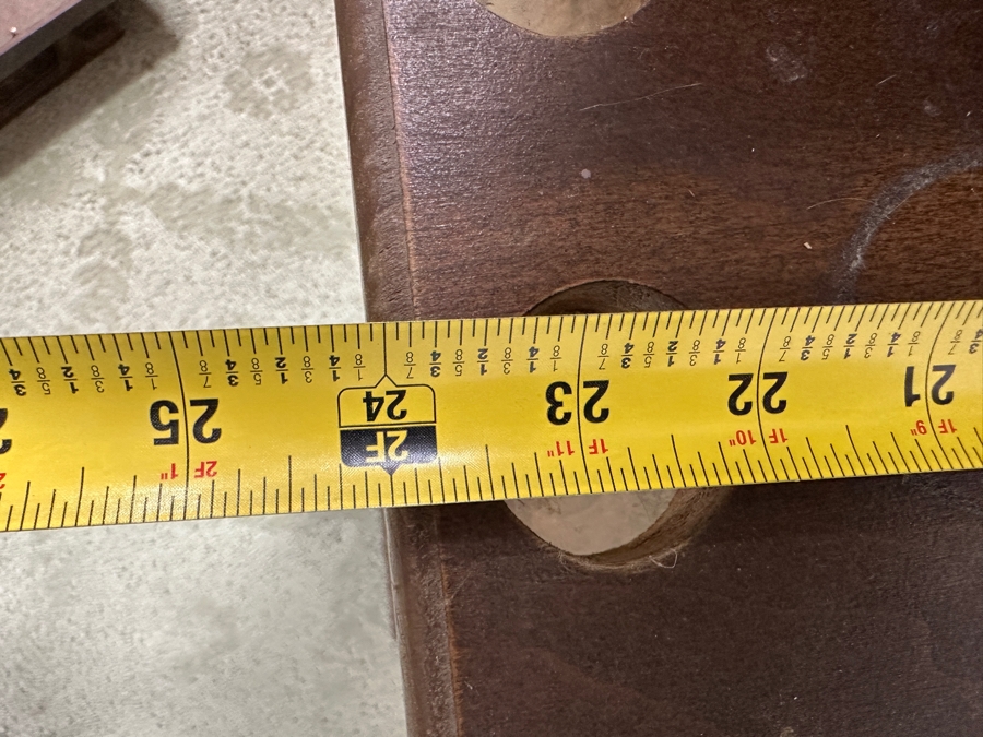 Wooden Hall Tree With Knockando Fine Single Malt Scotch Whisky Liquor Advertising Mirror 24W X 14D X 68H [Photo 4]