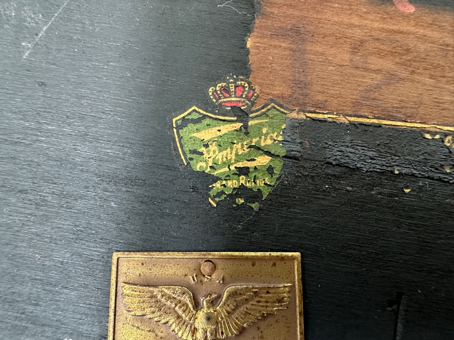 Vintage Imperial Grand Rapids Cabinet Making Certified Round Table With Removable Glass Tray And Greek Key Ornamentation 20W X 26H [Photo 12]