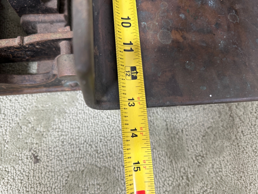 Antique Cast Iron Butcher's Scale From London, England With Weights 24.5W X 13D X 23H [Photo 14]