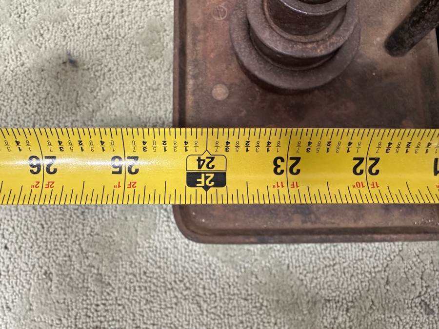 Antique Cast Iron Butcher's Scale From London, England With Weights 24.5W X 13D X 23H [Photo 13]