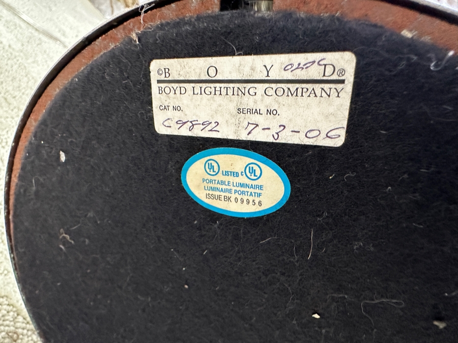 Pacific Heights Floor Lamp By Barbara Barry For Boyd Lighting 63'H Estimate $4,000 [Photo 8]