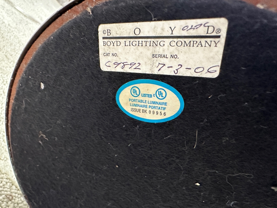 Pacific Heights Floor Lamp By Barbara Barry For Boyd Lighting 63'H Estimate $4,000 [Photo 7]