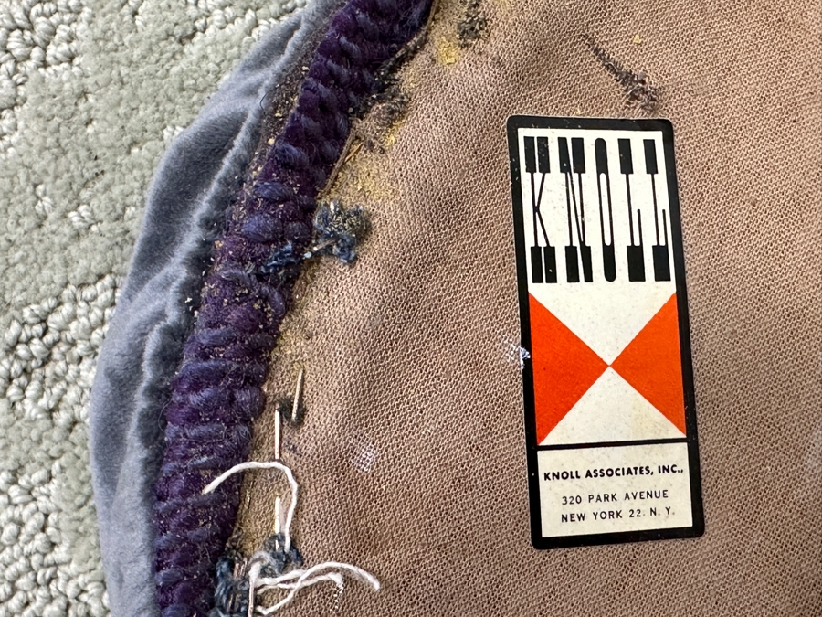 Vintage Mid-Century Modern Knoll Eero Saarinen Tulip Stool With Slipcover 15W X 16H [Photo 6]