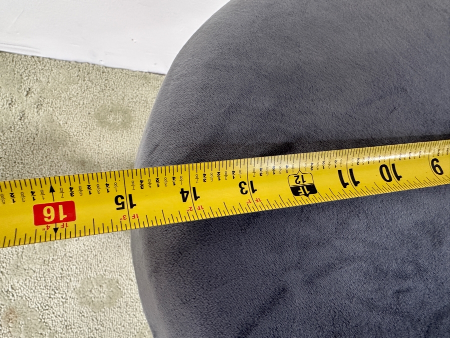 Vintage Mid-Century Modern Knoll Eero Saarinen Tulip Stool With Slipcover 15W X 16H [Photo 10]