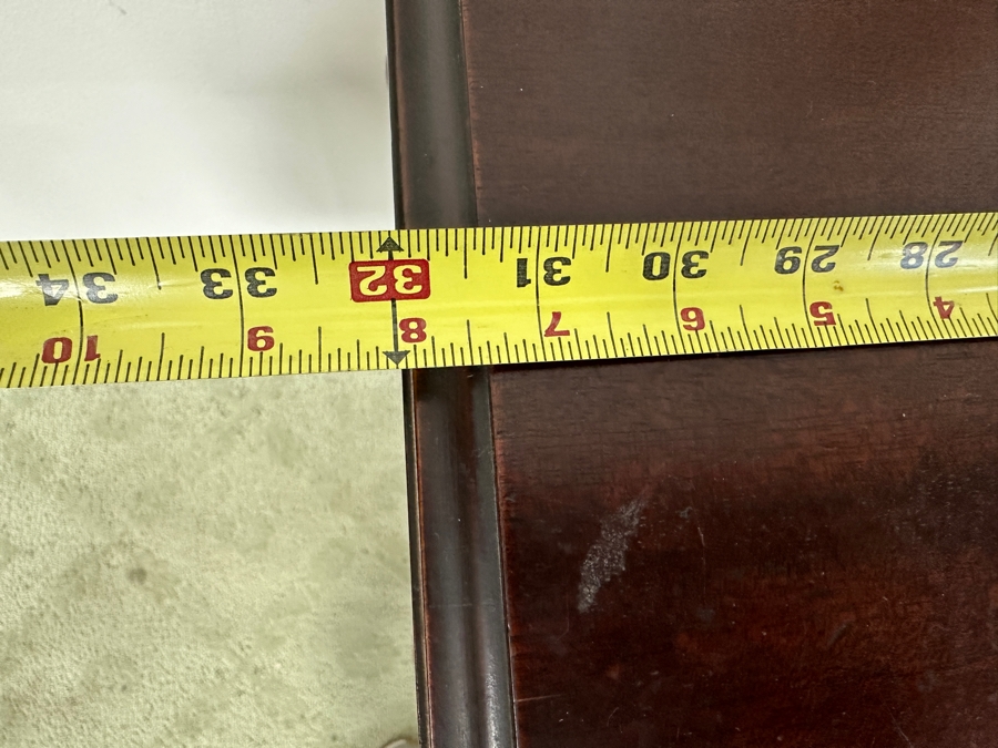 Vintage Imperial Grand Rapids Michigan Hand Carved Wooden Entry Table With Drawer 32W X 14D X 32H [Photo 12]