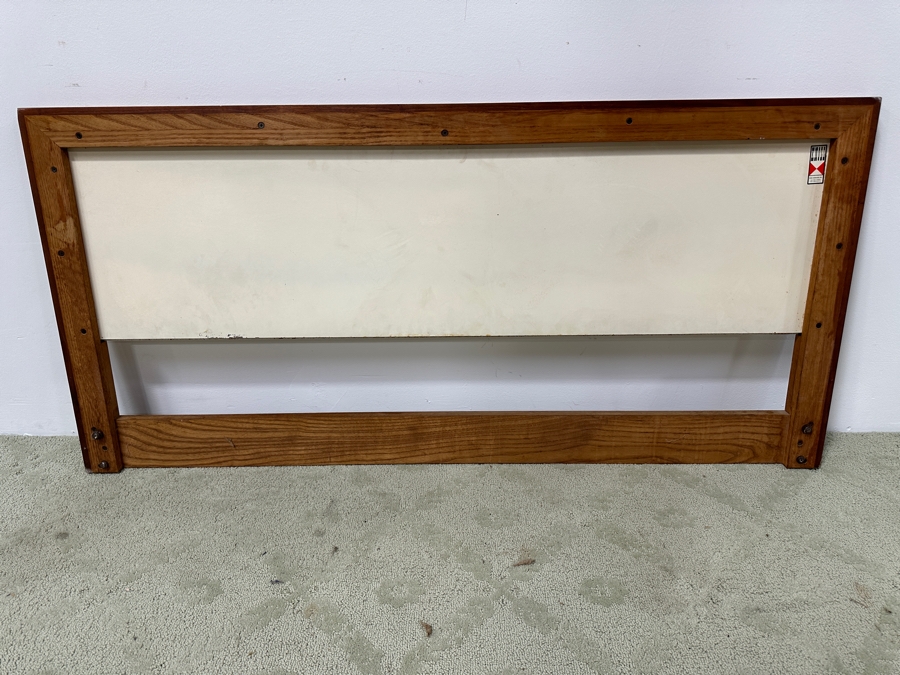 Signed Mid-Century Modern Florence Knoll Twin Size Headboard 55W X 26.5H [Photo 3]