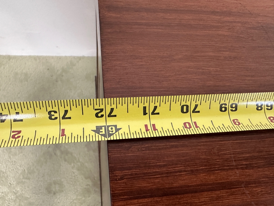 Wooden George Nakashima Style Cabinet Credenza With Three Sliding Doors Make Unknown 72W X 19D X 27H [Photo 11]