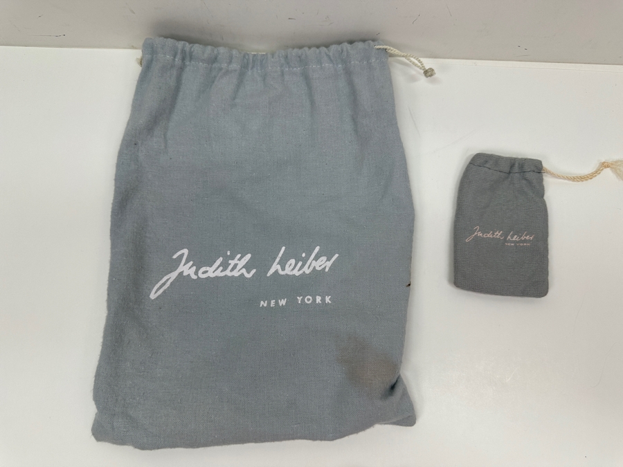 Vintage Judith Leiber Red Reptile Leather Handbag With Comb, Mirror And Change Purse Plus The Original Dust Bag And Original Judith Leiber Box [Photo 9]