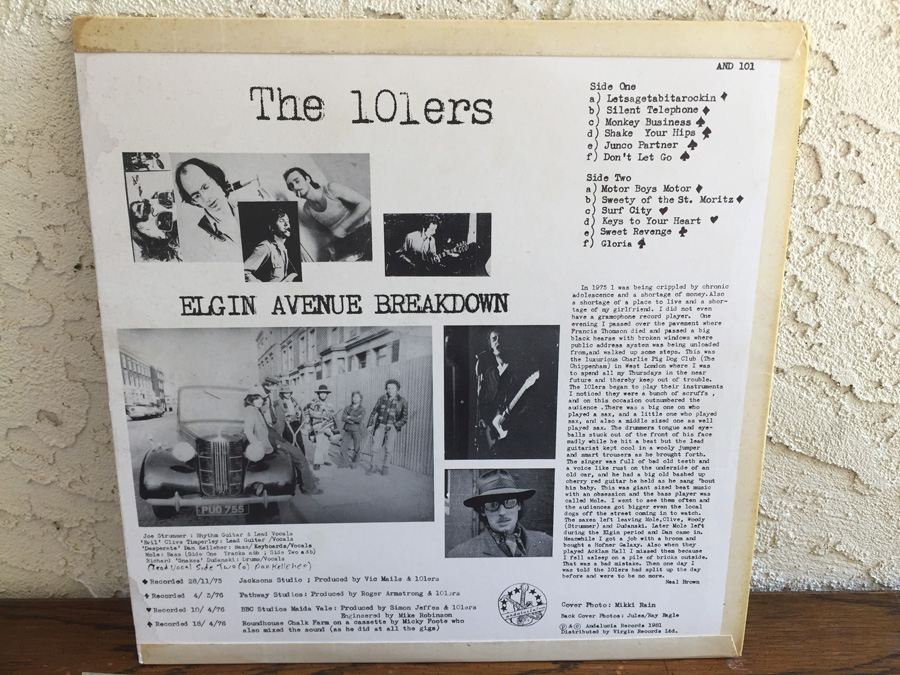 101ers, The ‎- Elgin Avenue Breakdown - Andalucia ‎- AND 101 [Photo 2]
