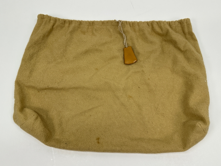 Vintage Judith Leiber Reptile Leather Clutch Handbag With Change Purse And Dust Bag [Photo 7]