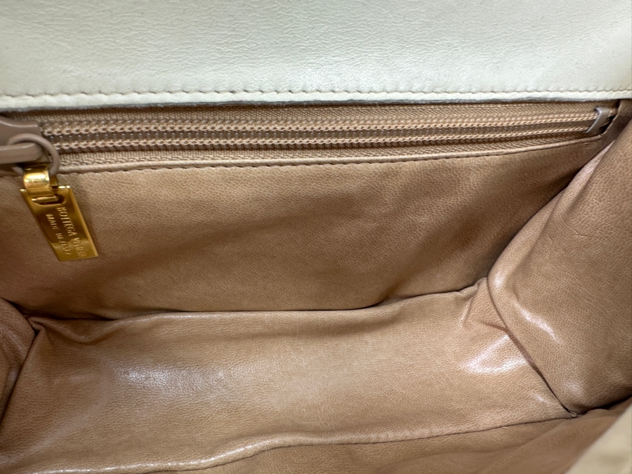Bottega Veneta Woven Leather Handbag With Mirror Made In Italy Retails $3,500 [Photo 10]