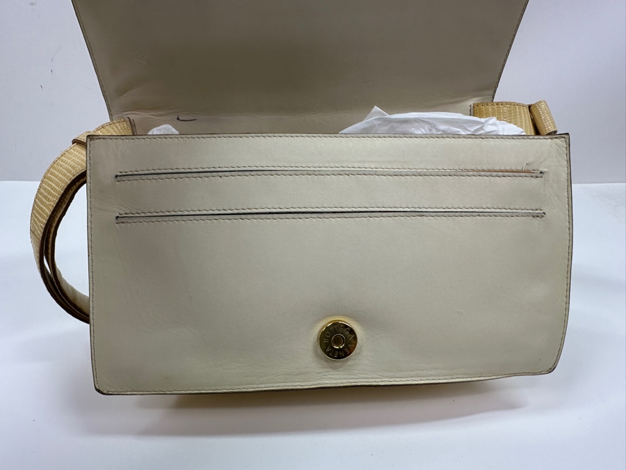 Bottega Veneta Woven Leather Handbag With Mirror Made In Italy Retails $3,500 [Photo 8]