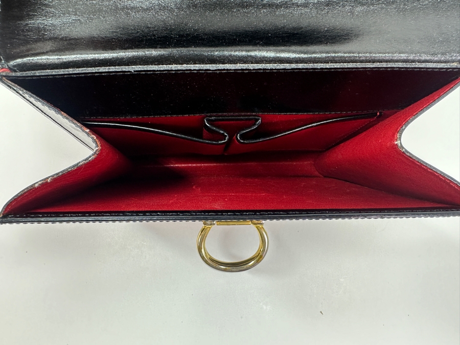 Vintage 1999 Celine Paris Double Flap Tote Handbag With Original Dust Bag Estimate $750 [Photo 10]