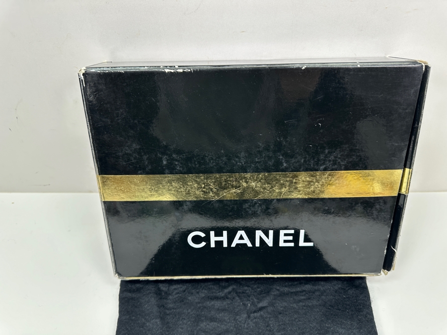 Vintage Chanel Classic Handbag In Lambskin Leather With Gold-Tone Metal Chain Straight Flap Estimate $3,800 [Photo 18]