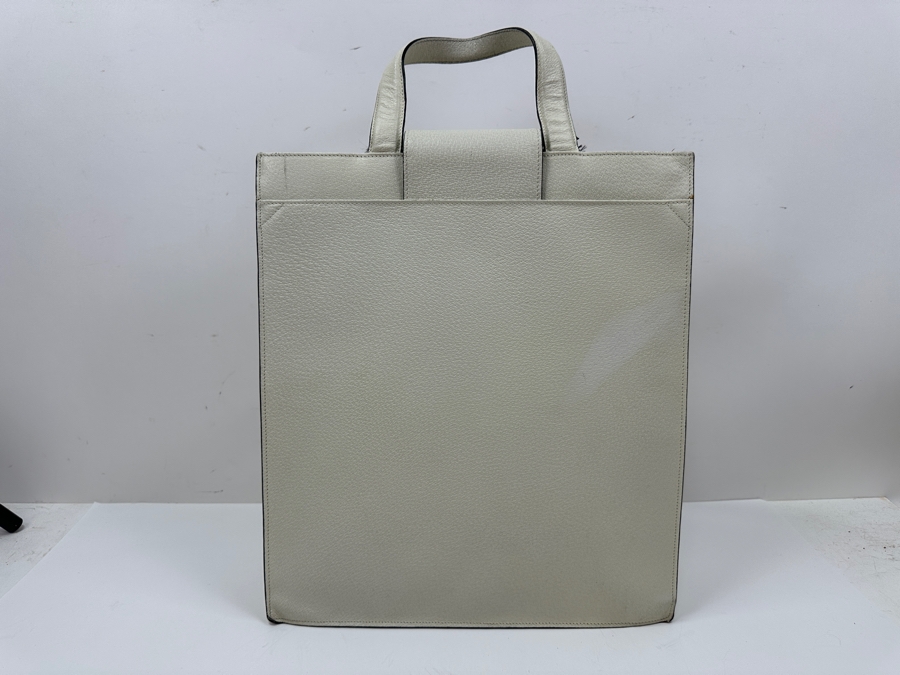 Bvlgari Leather Tote Handbag With Original Bvlgari Dust Bag Estimate $1,000 [Photo 7]