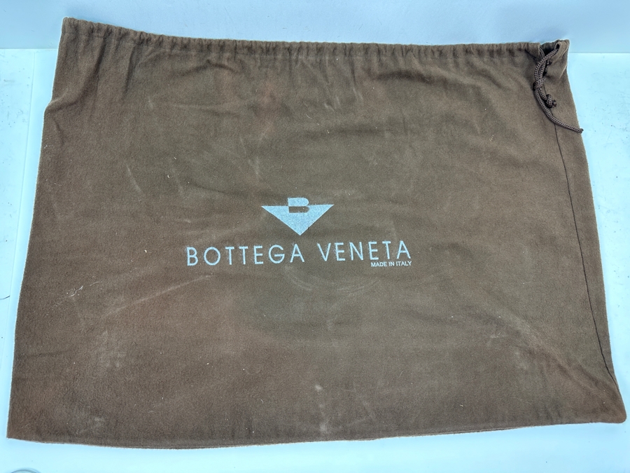 Large Bottega Veneta Woven Leather Tote Handbag Made In Italy With Original Dust Bag Like New With Tags Estimate $3,000 [Photo 11]