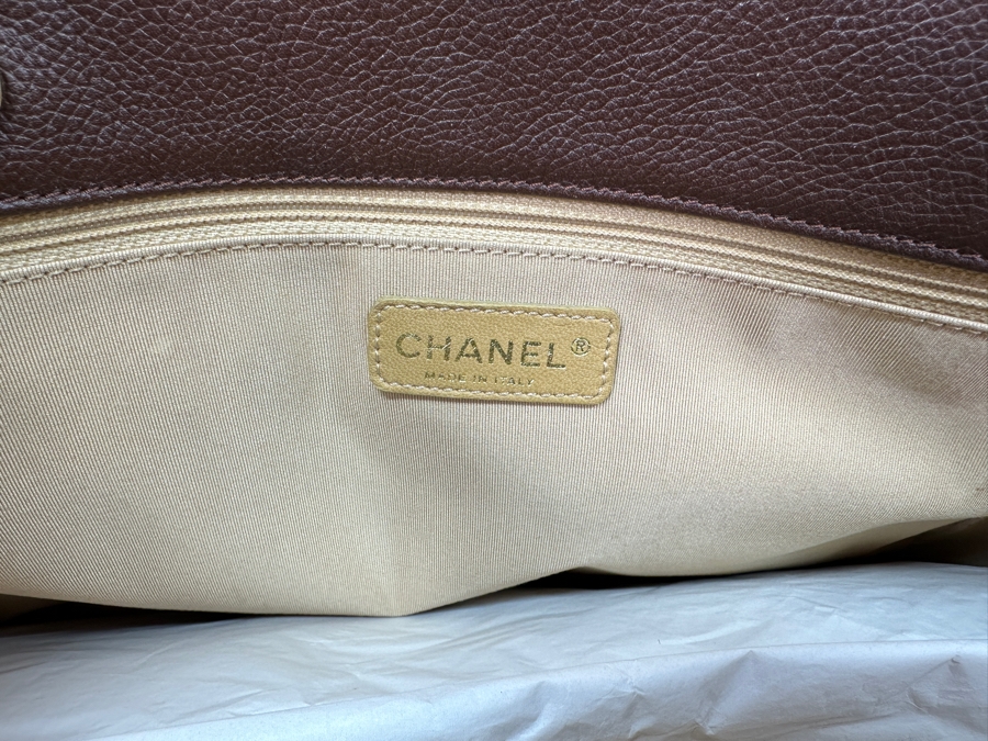 Chanel Cerf Executive Tote Grand Shopping Handbag Like New With Original Chanel Dust Bag And Original Chanel Box Estimate $3,000+ [Photo 7]