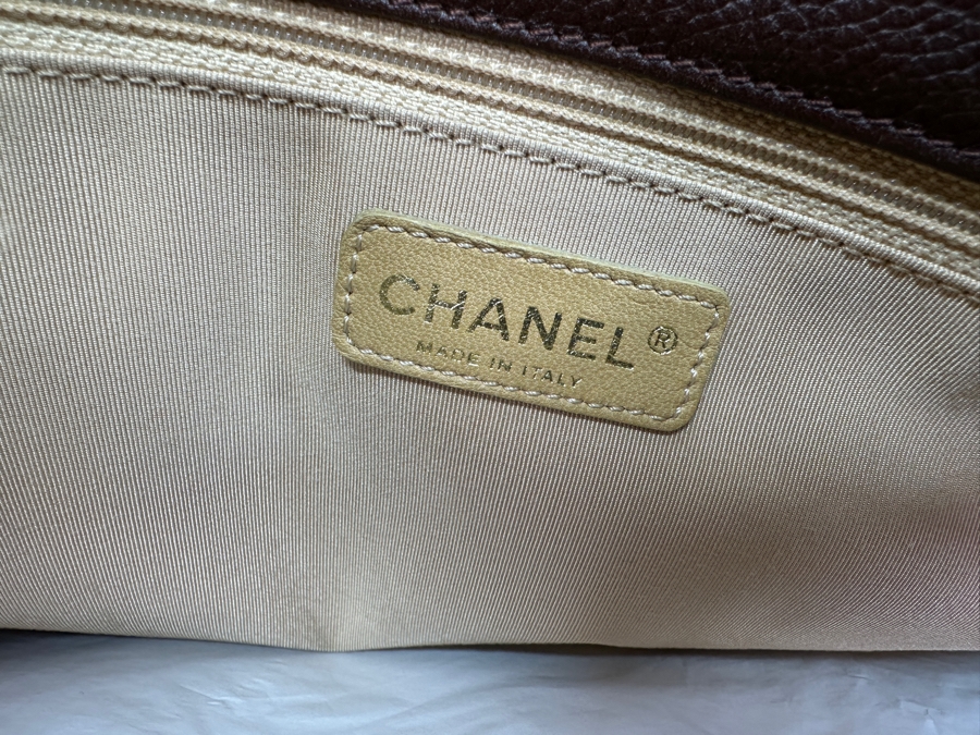 Chanel Cerf Executive Tote Grand Shopping Handbag Like New With Original Chanel Dust Bag And Original Chanel Box Estimate $3,000+ [Photo 12]