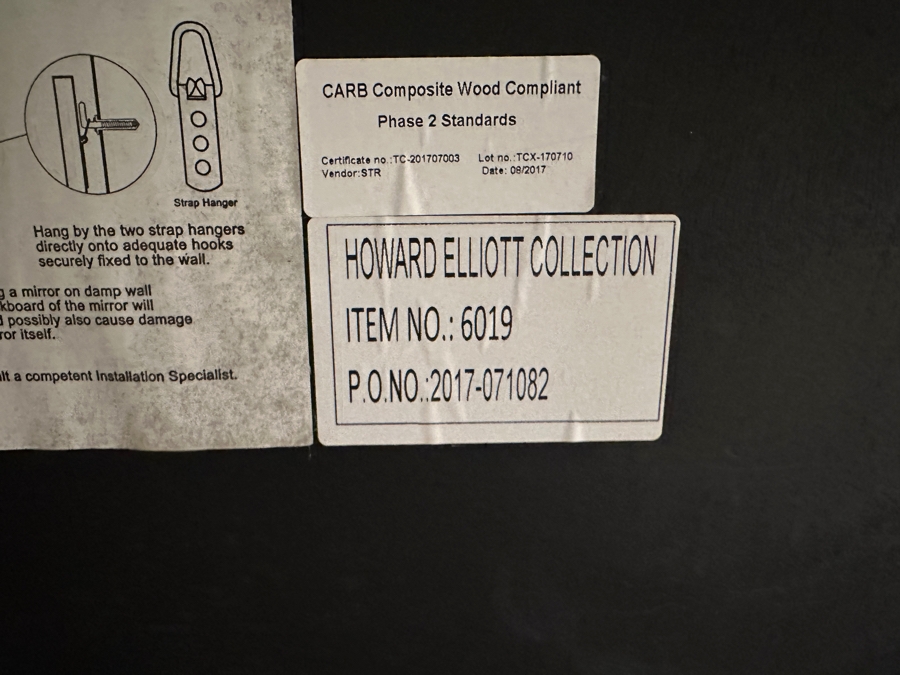 Just Added - Howard Elliott Collection Wall Mirror 41W [Photo 6]