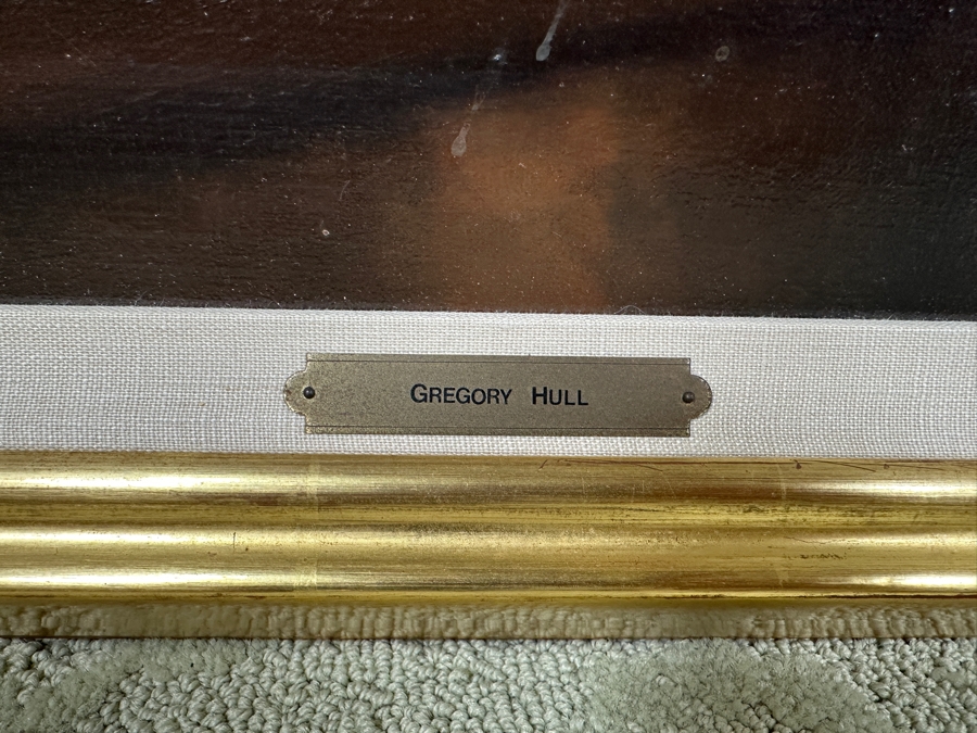 Just Added - Gregory Hull (B. 1950, American) Original Still Life Oil Painting On Canvas Titled “Summer Reflections” 40 X 30 Framed 45.5 X 36 Estimate $2,000-$3,000 [Photo 12]