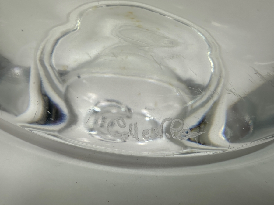 Just Added - Signed Collevilca Crystal Clown Vase Made In Italy Arch. Candida Menci 14”H Estimate $500-$1,000 [Photo 8]