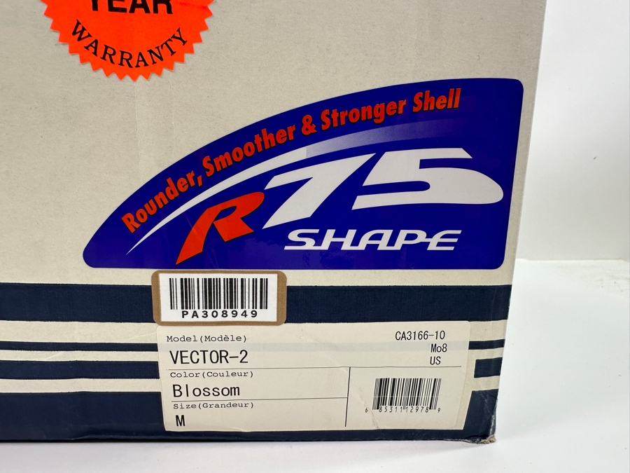 Just Added - Arai R75 Shape Vector-2 Blossom Motorcycle Helmet Size M With Original Box [Photo 11]