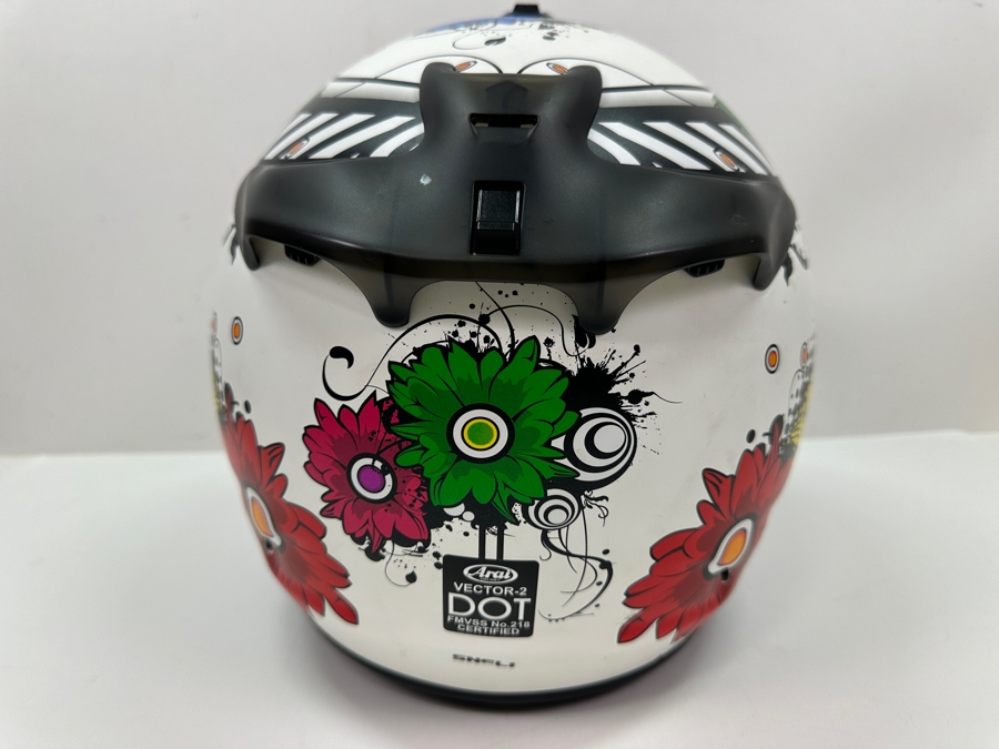 Just Added - Arai R75 Shape Vector-2 Blossom Motorcycle Helmet Size M With Original Box [Photo 5]