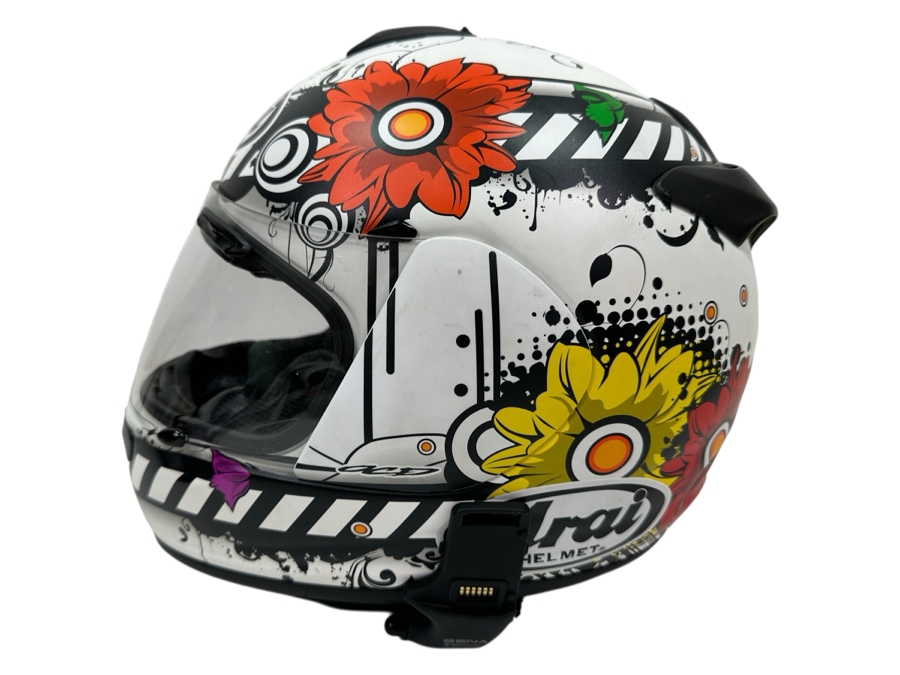 Just Added - Arai R75 Shape Vector-2 Blossom Motorcycle Helmet Size M With Original Box